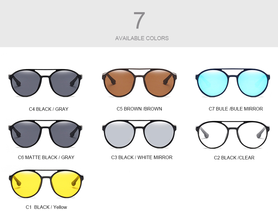 Trendy star with the new retro round sunglasses Fashion men and women glasses sunglasses