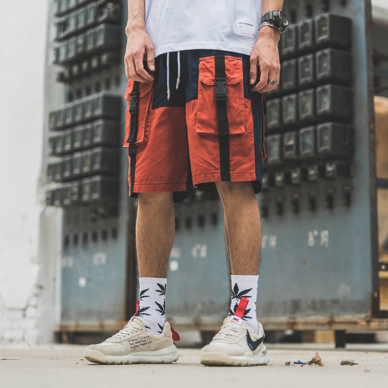 Multi-pocket tooling five-pants male