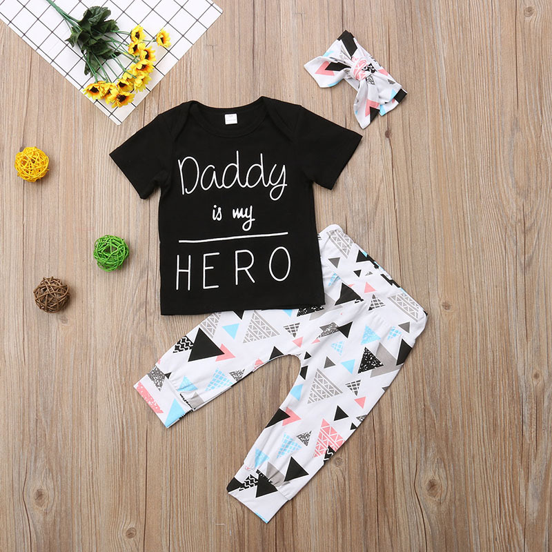 Short sleeve + trousers three-piece child