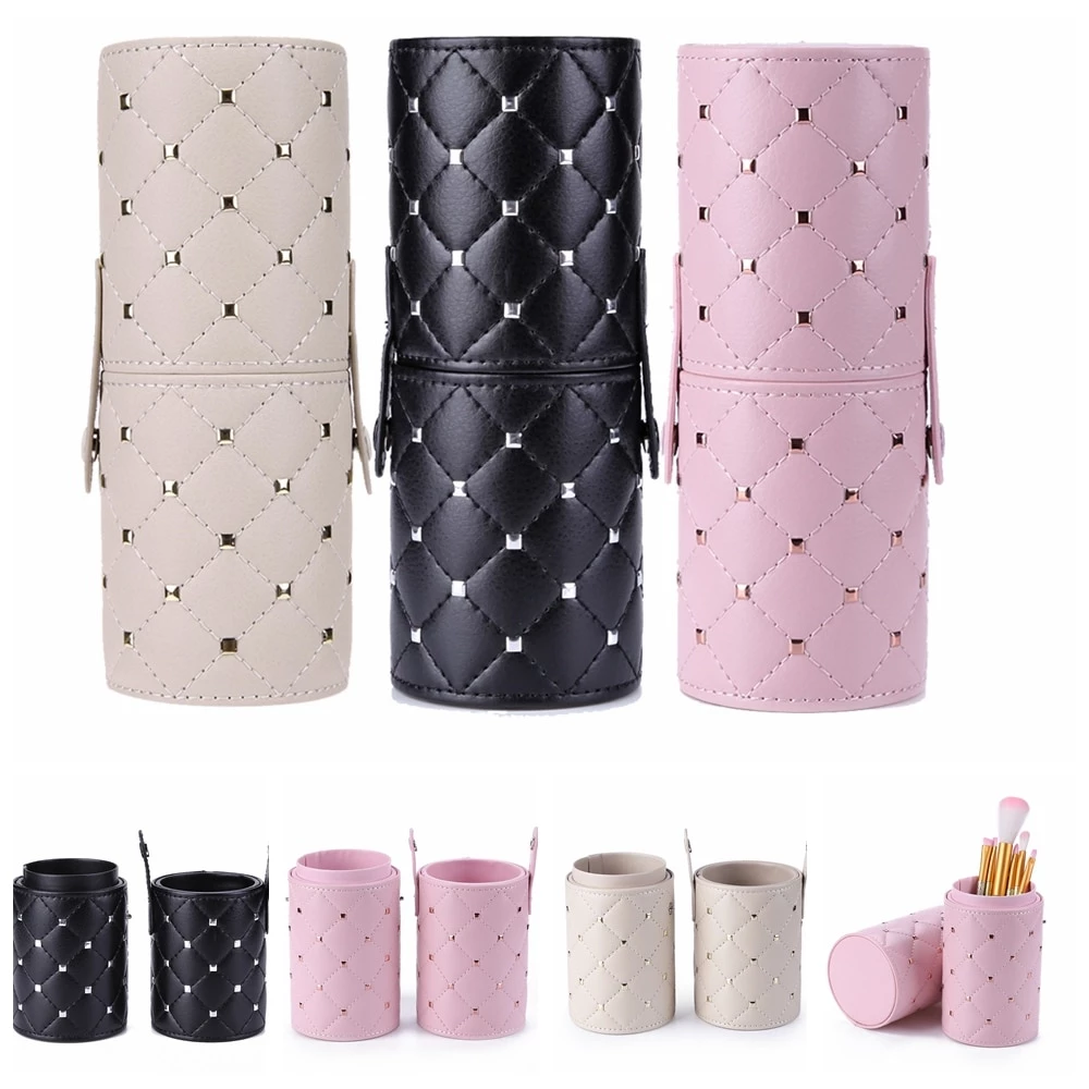 Makeup brush storage bucket