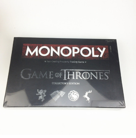 Monopoly board game card toy