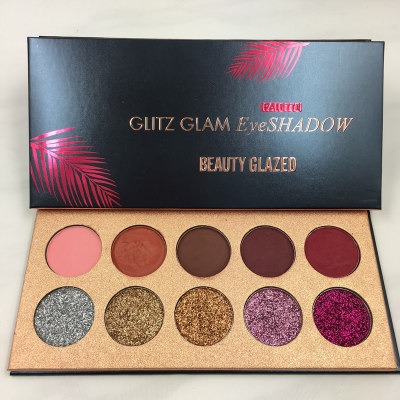 Sequined matte diamond eyeshadow