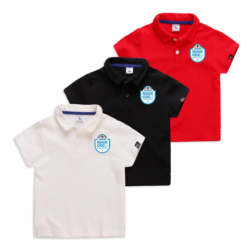 Children's cotton short sleeves