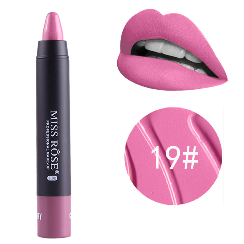 The 2021 explosion models MISS ROSE 8 color charm lipstick lipstick aliexpress Amazon Lip Gloss