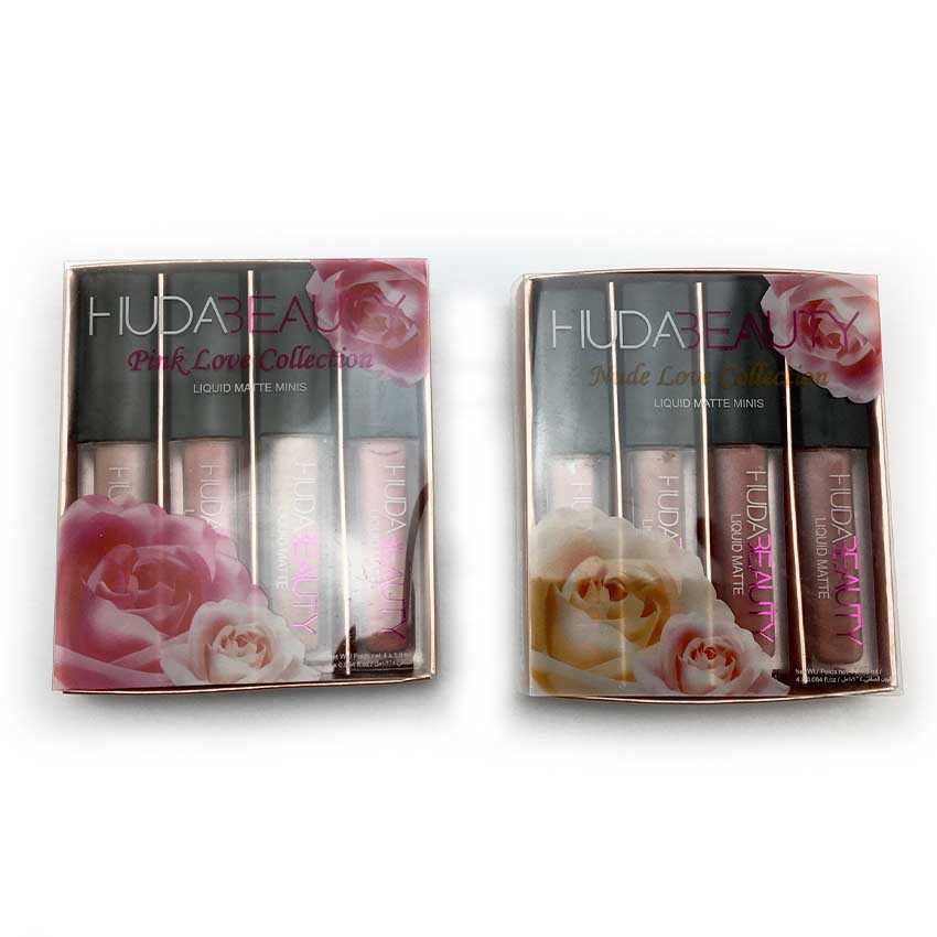 Lipstick HUDAS beauty Liquid Matte 4 pcs