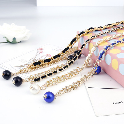 Belt waist chain with skirt