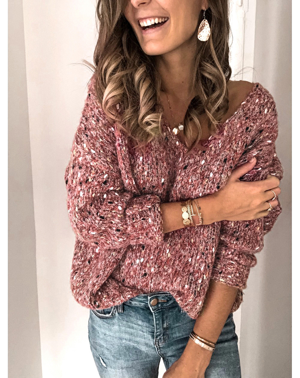 Leisure v-neck sweater
