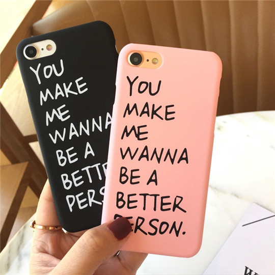 Korean romantic English for 8plus xs phone case