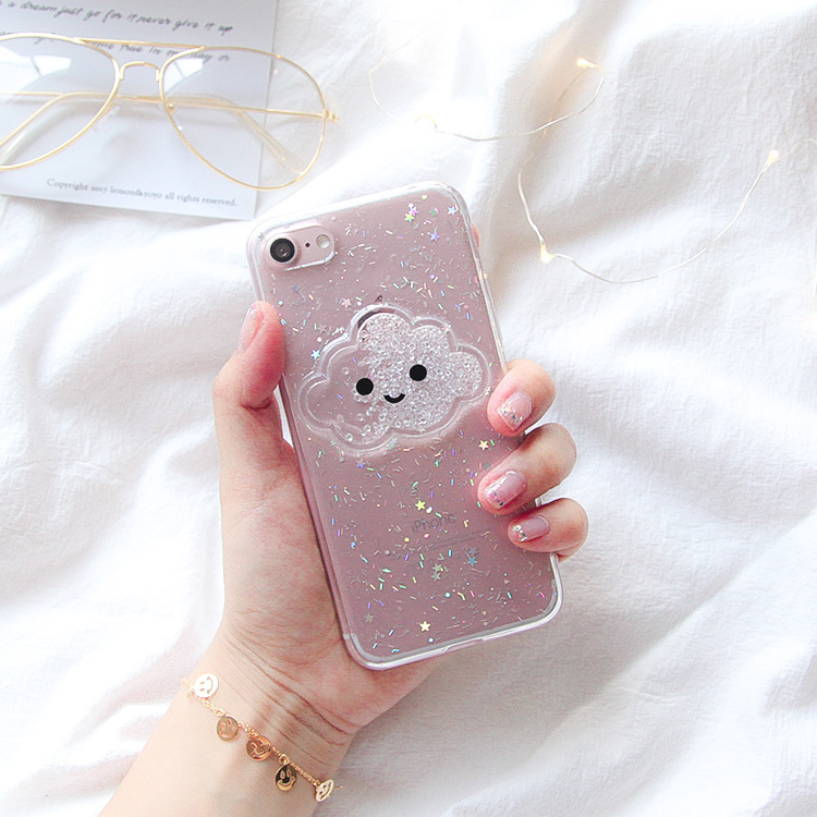 Cute cloud ice cream phone case