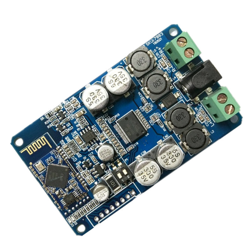 Power amplifier board TDA7492P stereo Bluetooth audio receiving digital power amplifier board