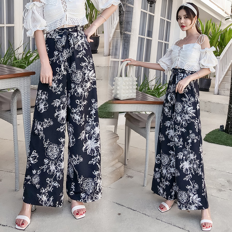 Bohemian wide-leg pants