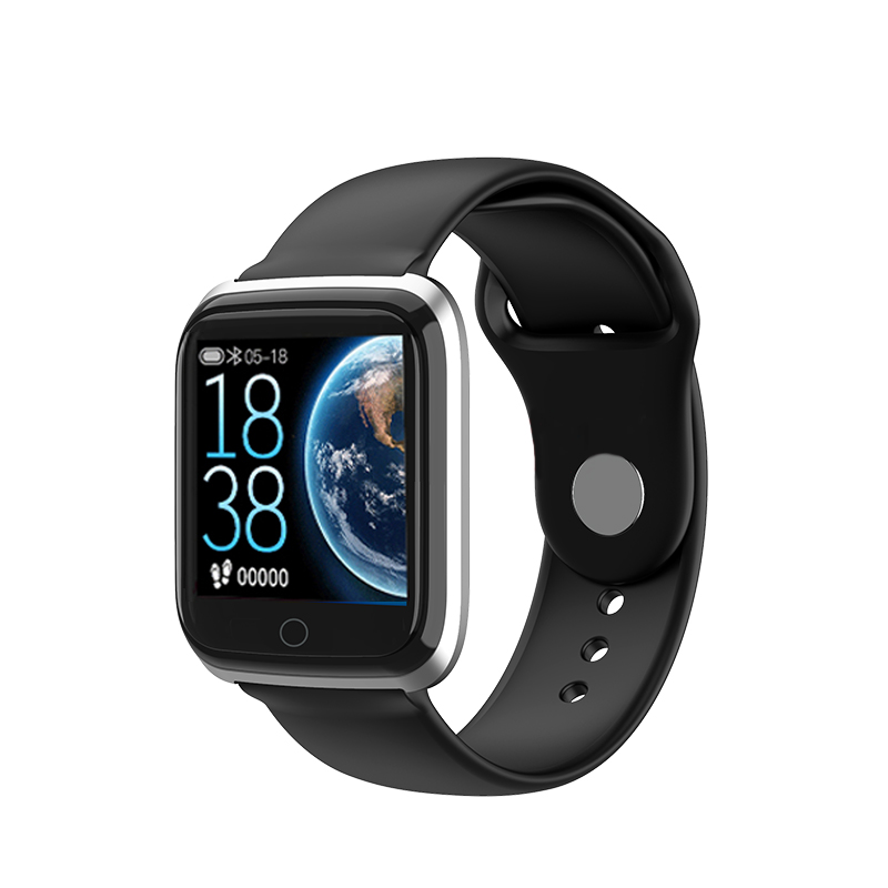 SENSFIT ME1049 IP67 Wristband Heart Rate Monitor Music Control Weather Display Smart Watch