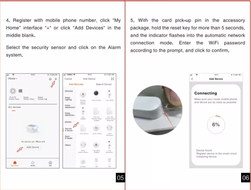 Tuya smart vattenlarm - produktbild 7