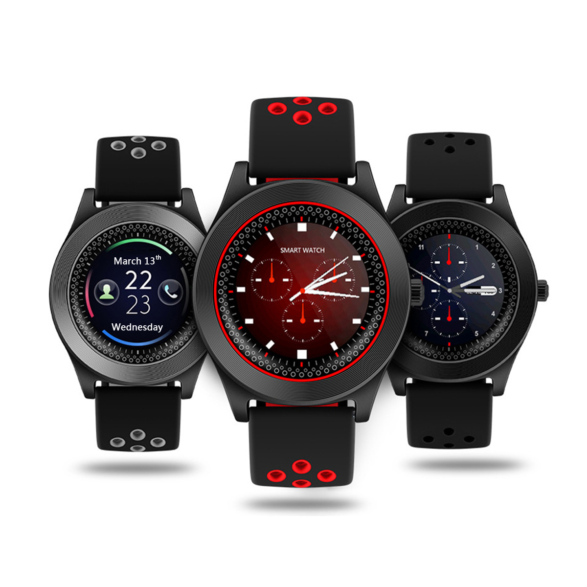 Bakeey TF8 Round HD Screen Wristband Browser 32G TF Card Extend Music Player Watch Phone