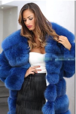 Retro Style Extra Fluffy Fur Coat