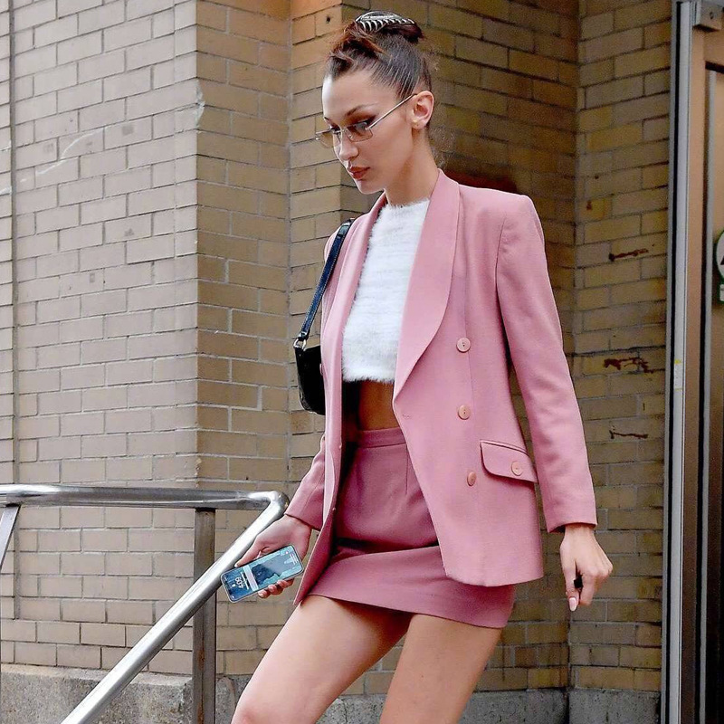 Slim Suit High Waist Skirt Fashion Suit