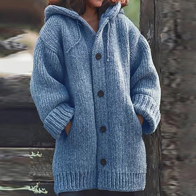Warm sweater coat
