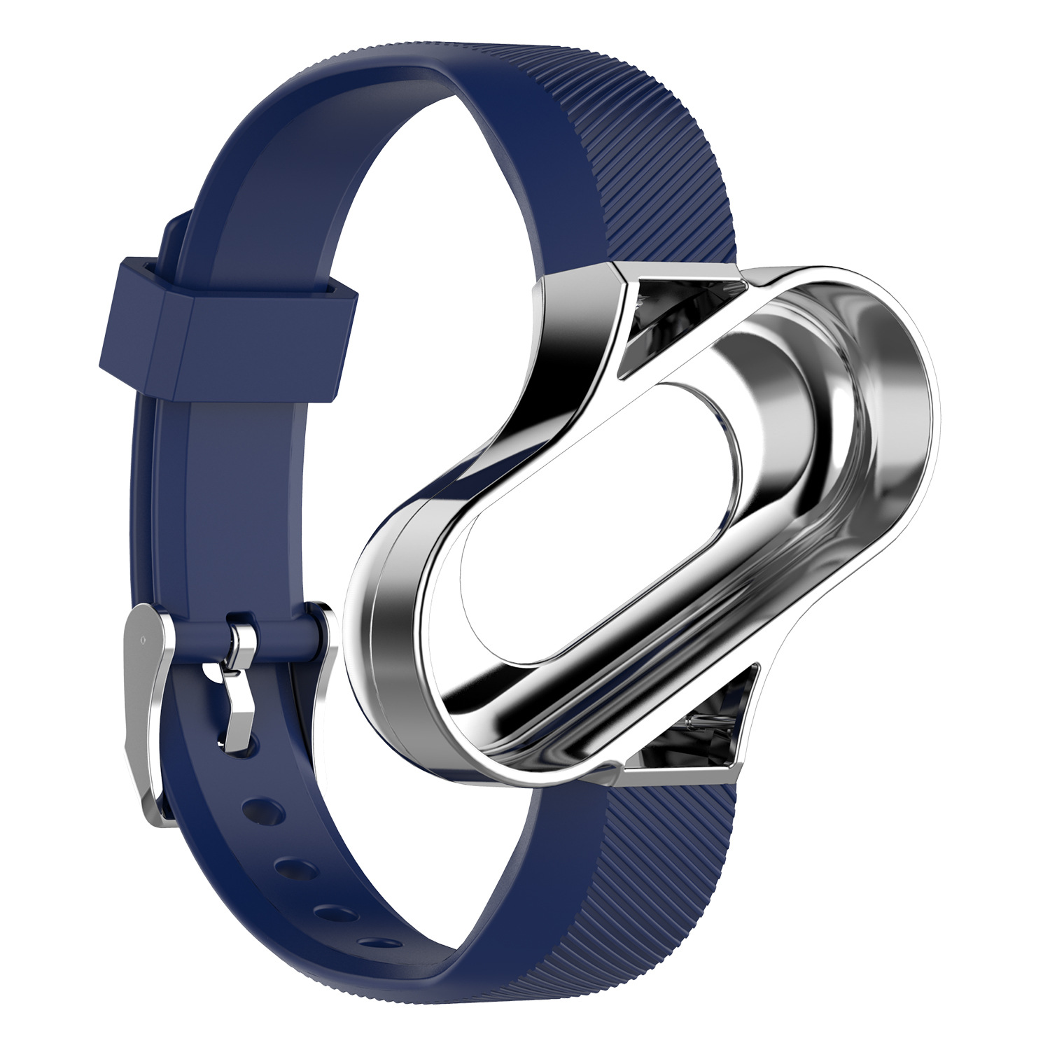 Fashion sports strap with metal frame
