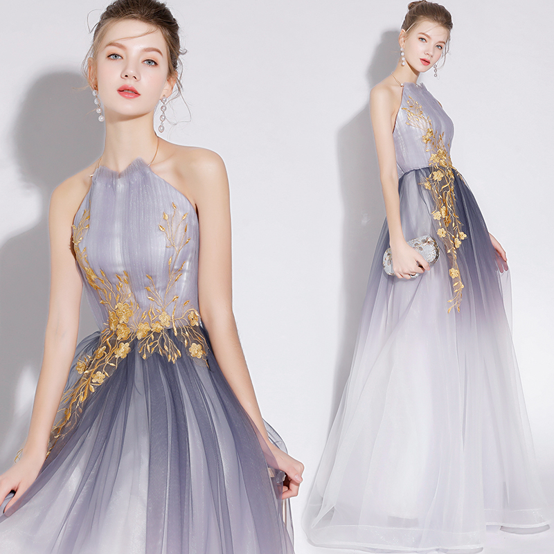 Long slim sexy evening dress