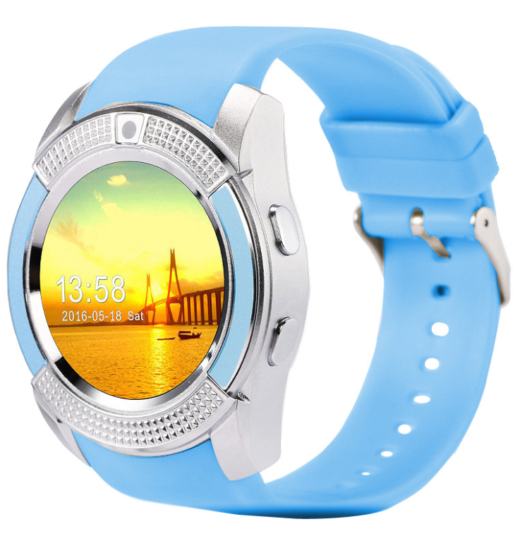 Full round screen smart watch sedentary sleep monitoring