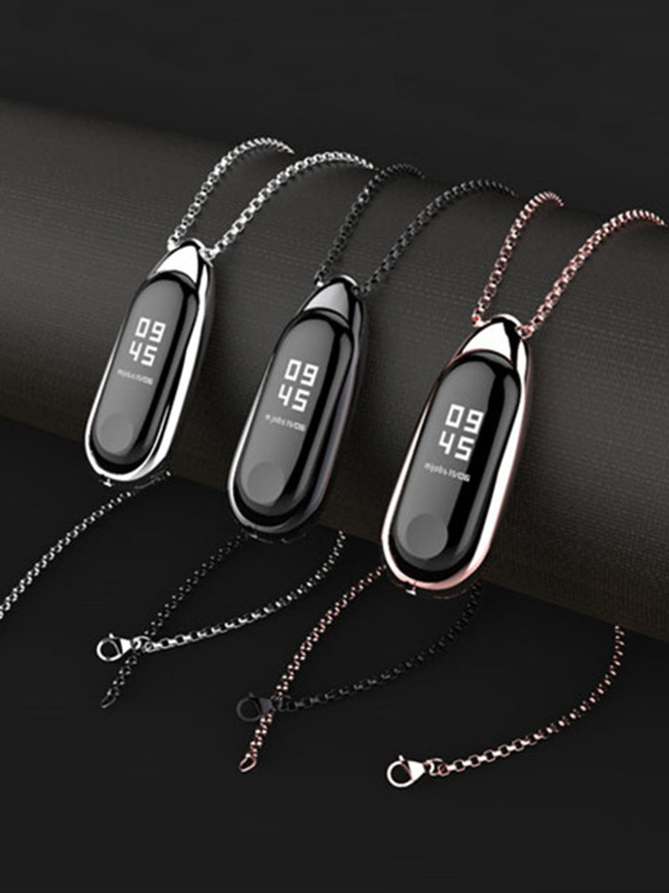 Metal magnetic drop pendant stainless steel necklace