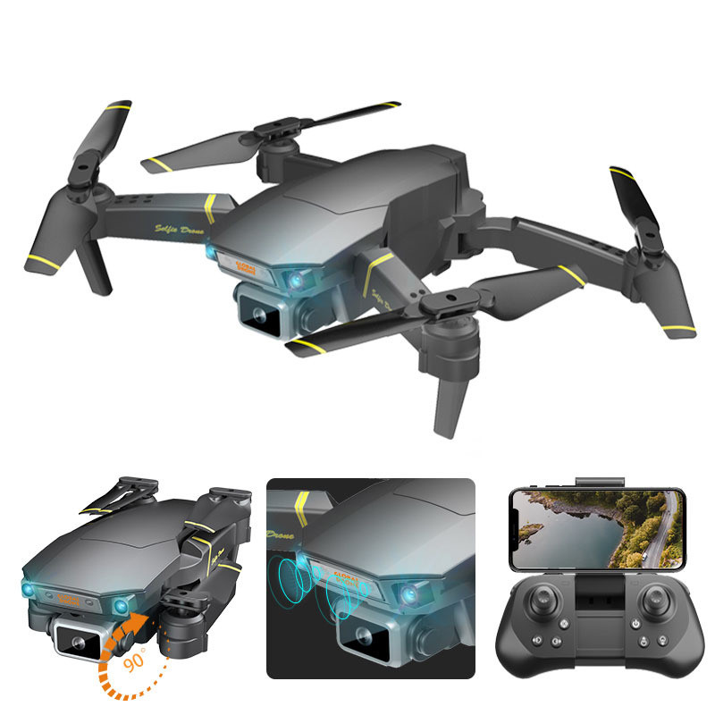Folding aerial drone