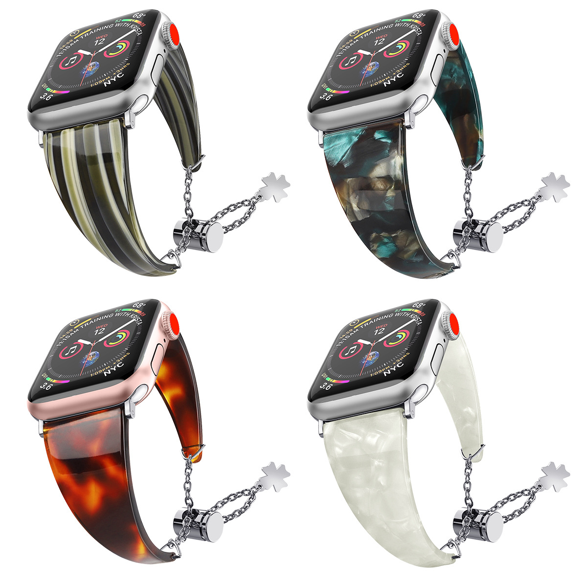 Resin watch strap