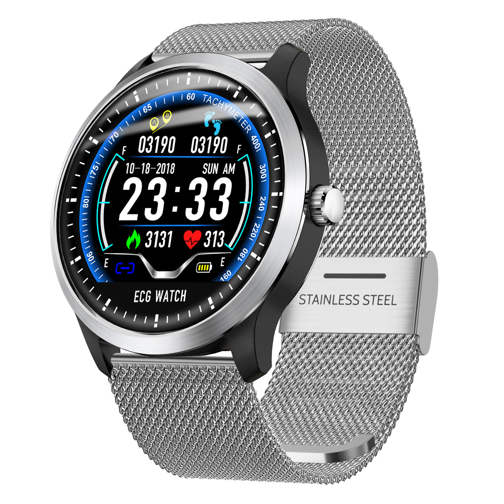 Heart rate health monitoring smart watch