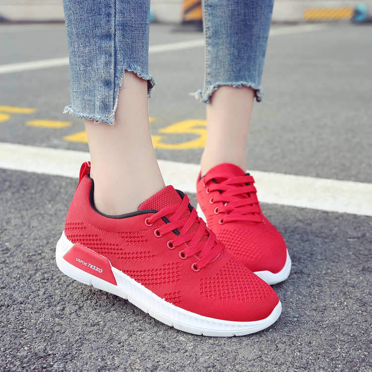 New shoes for women, women's lace UPS, casual running shoes, flat sole shoes