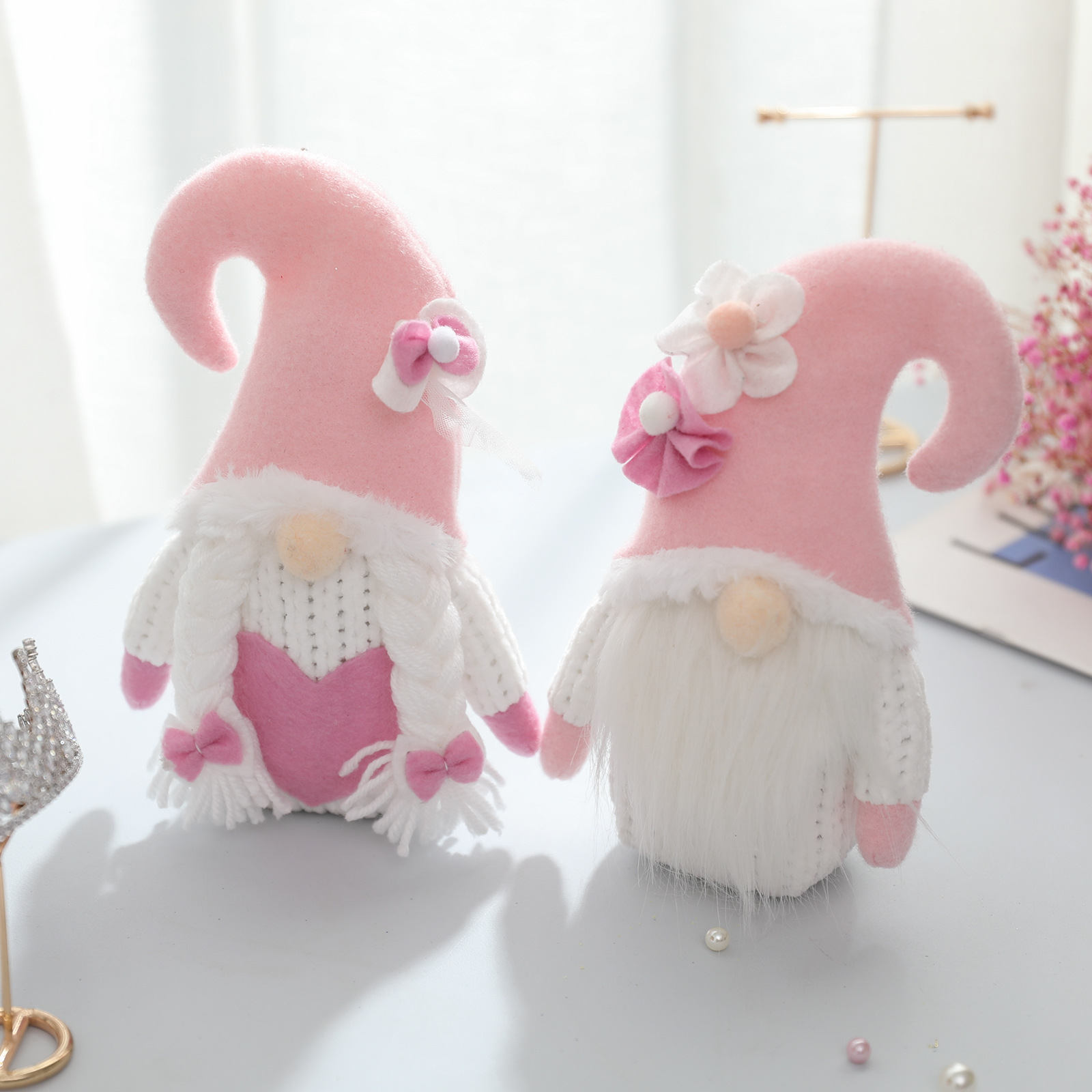 Valentine's Day Decoration  Love Knitted Doll