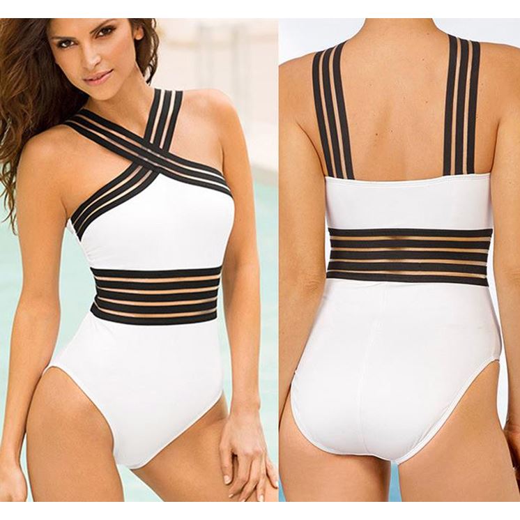 Beach one-piece swimsuit