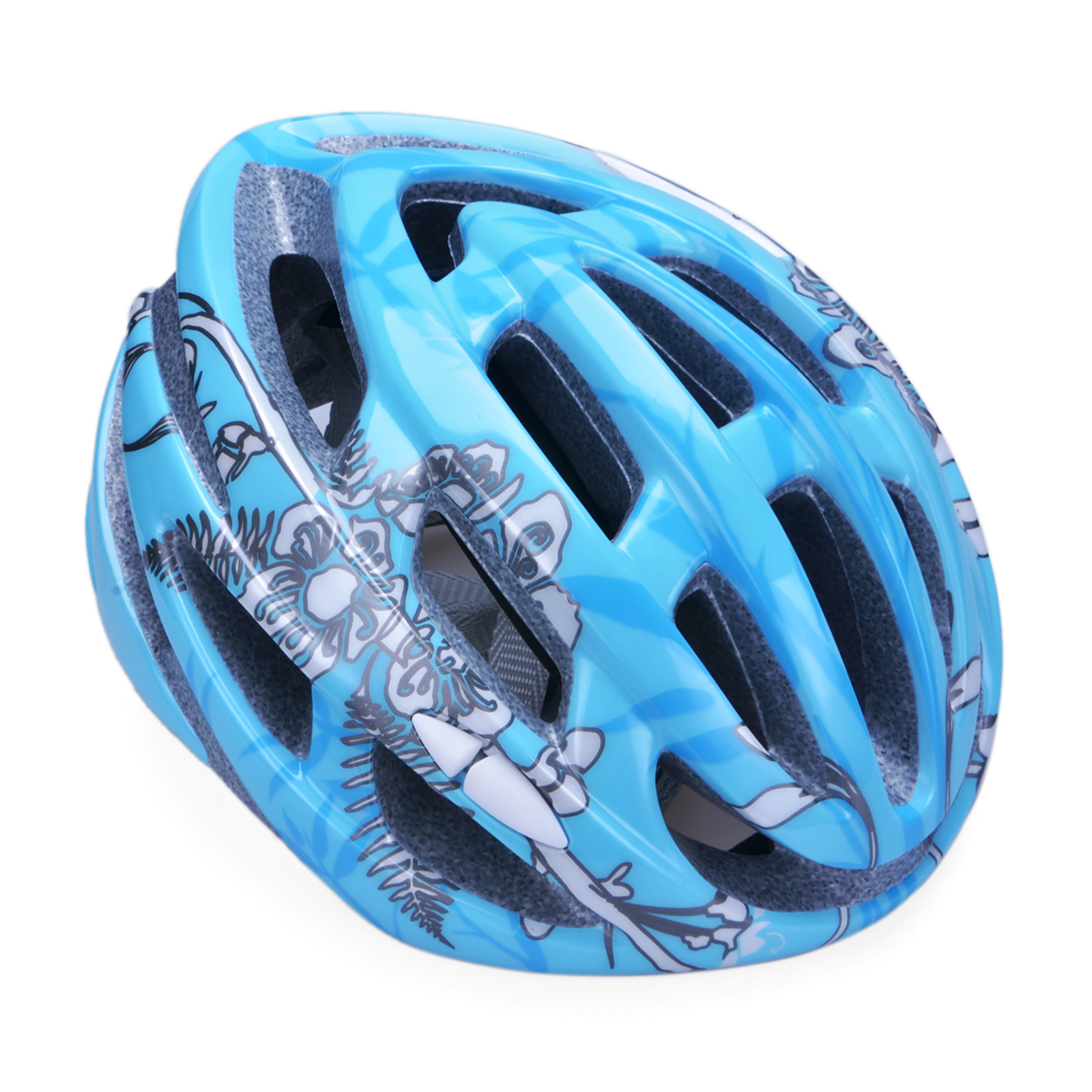 One-piece child helmet bicycle helmet