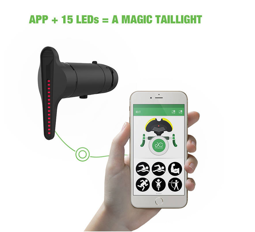 Variety of intelligent steering remote control taillights