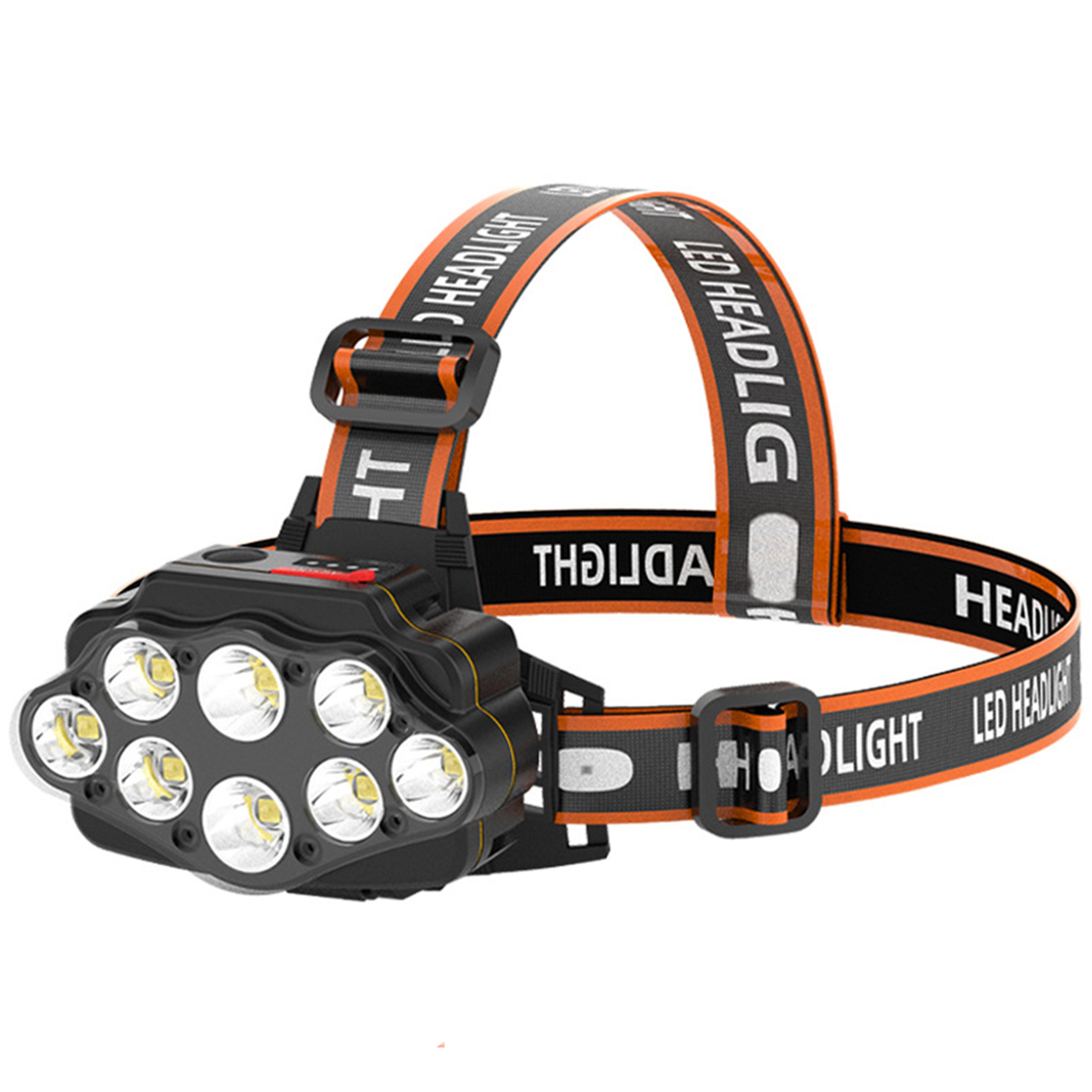 800LM 5 LED Headlight USB Rechargeable Camping Head Light Fishing Lantern Waterproof Head Torch Flashlight