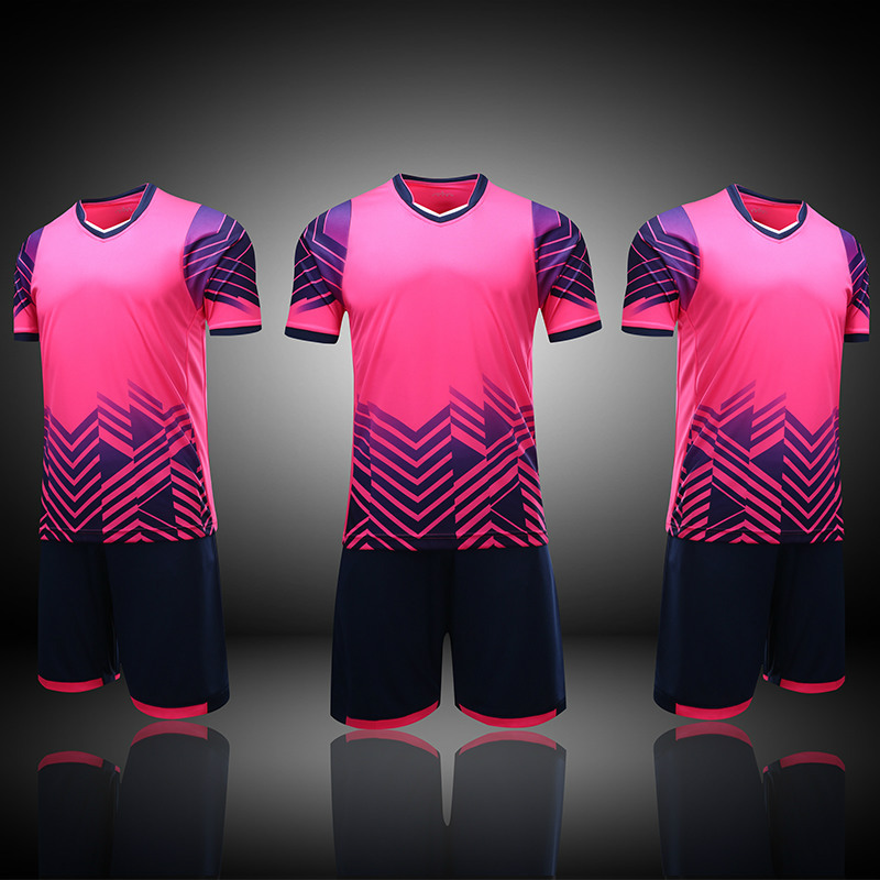 Quick dry air suction sweat suitmen's short sleeved football teams training football jersey Custom children