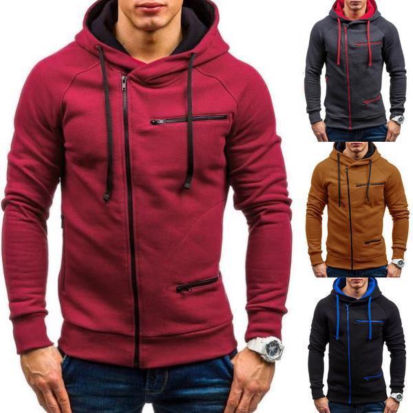 Men's casual jacquard sweater