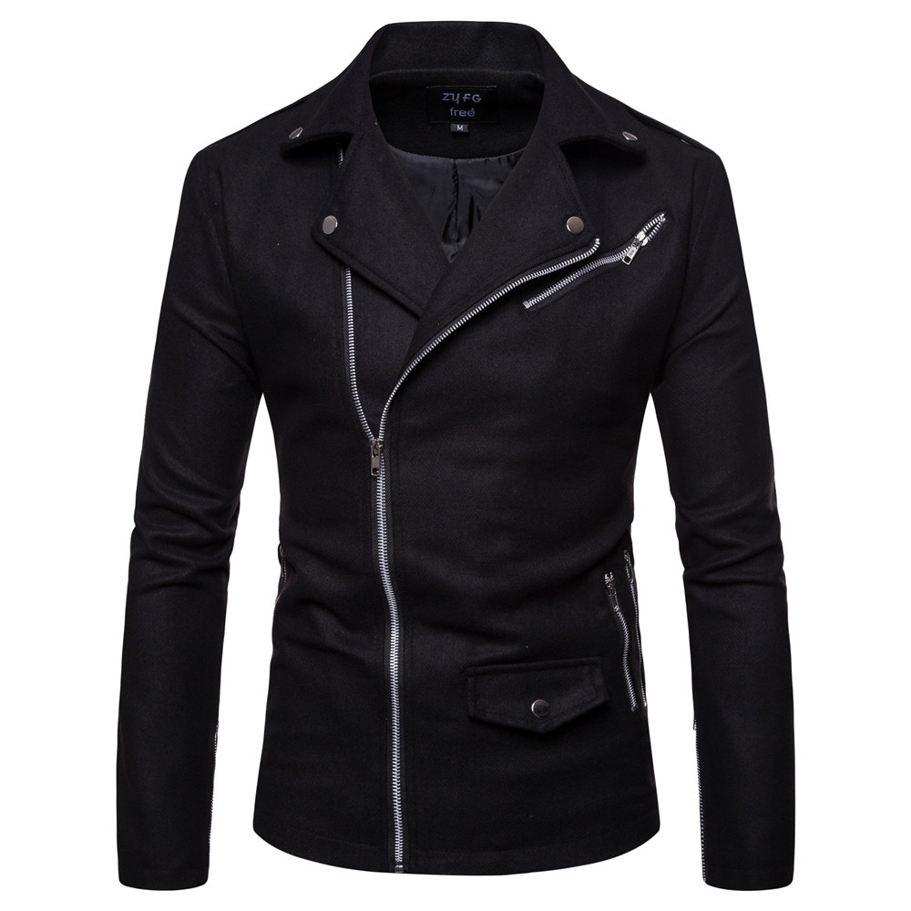 British men's slim trench coat