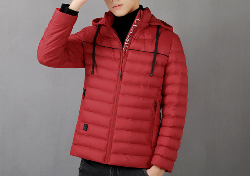 Heated cotton coat male