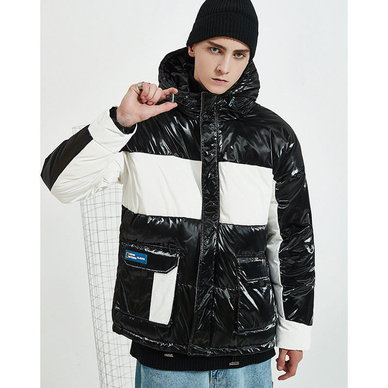 Waterproof men's down jacket