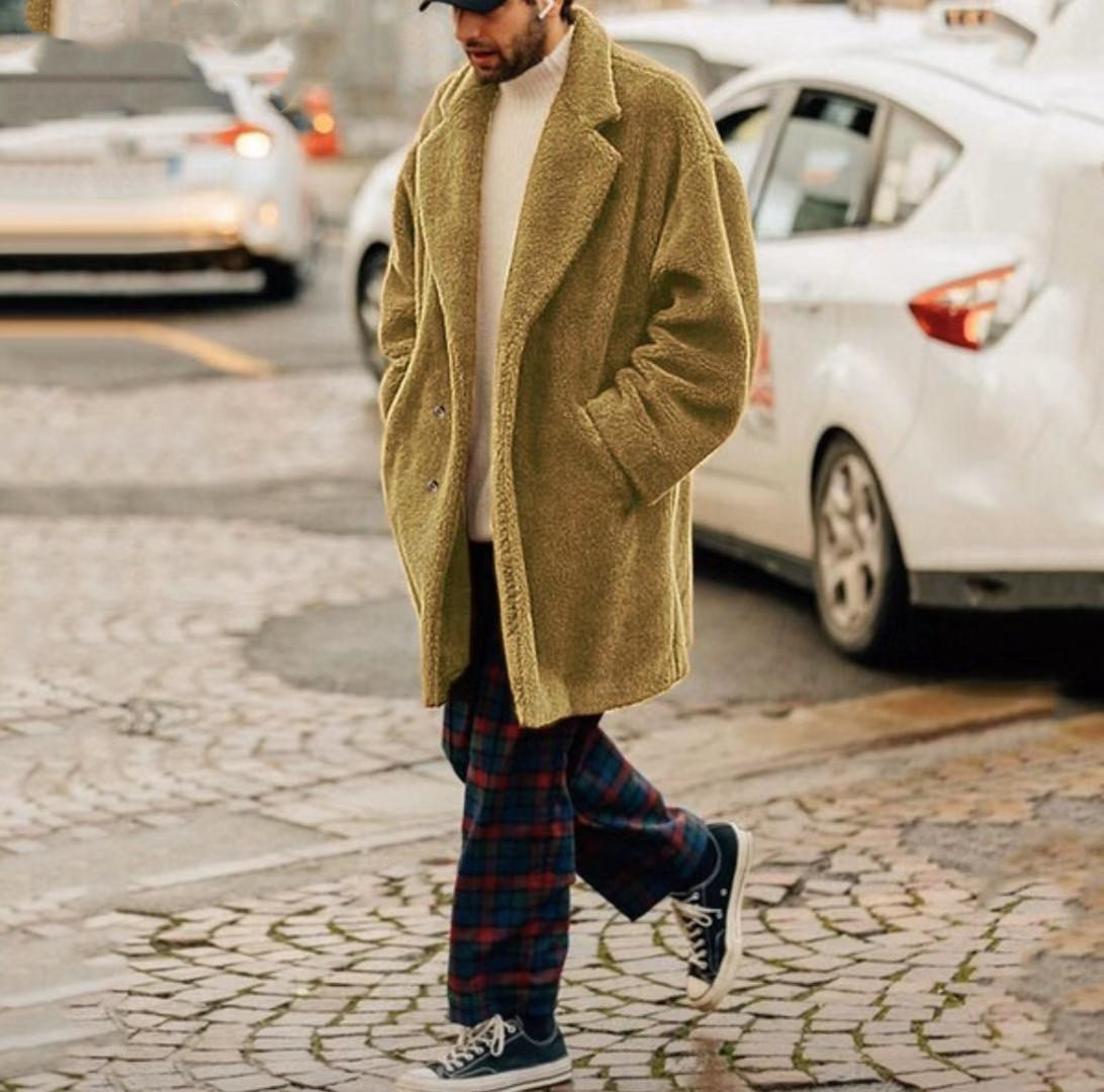 Men's loose lapel casual jacket