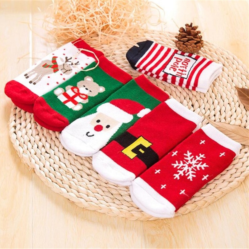 Christmas floor socks