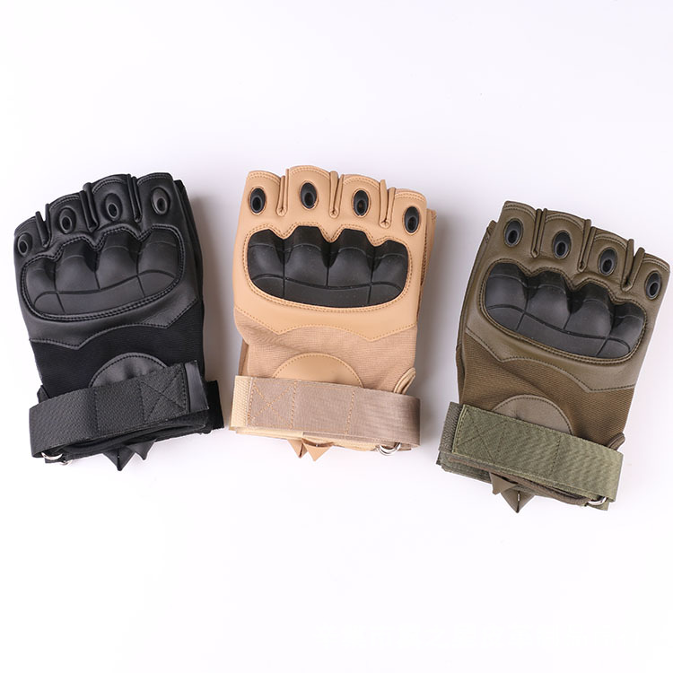 Anti-skid case half finger gloves