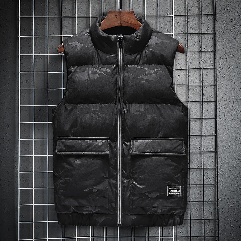 Warm down cotton vest