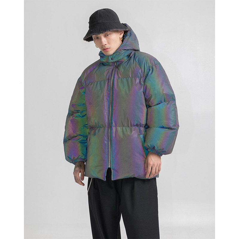 Hooded cotton coat