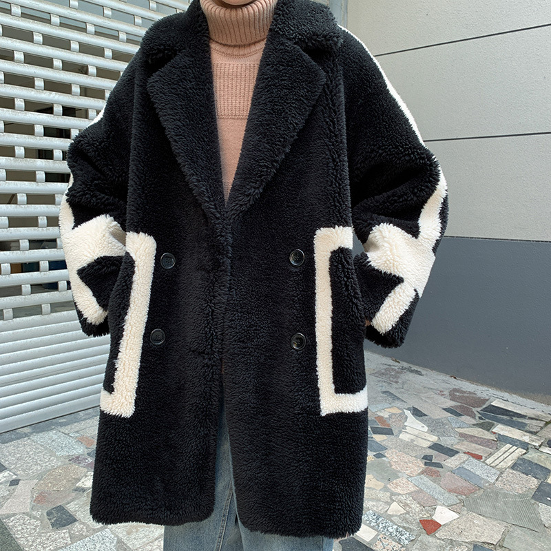 A couple's padded jacket