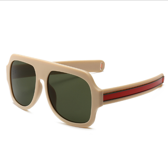 Explosion models thick line mirror legs square big box sunglasses Europe and the United States street shooting trend luxury hipster sunglasses