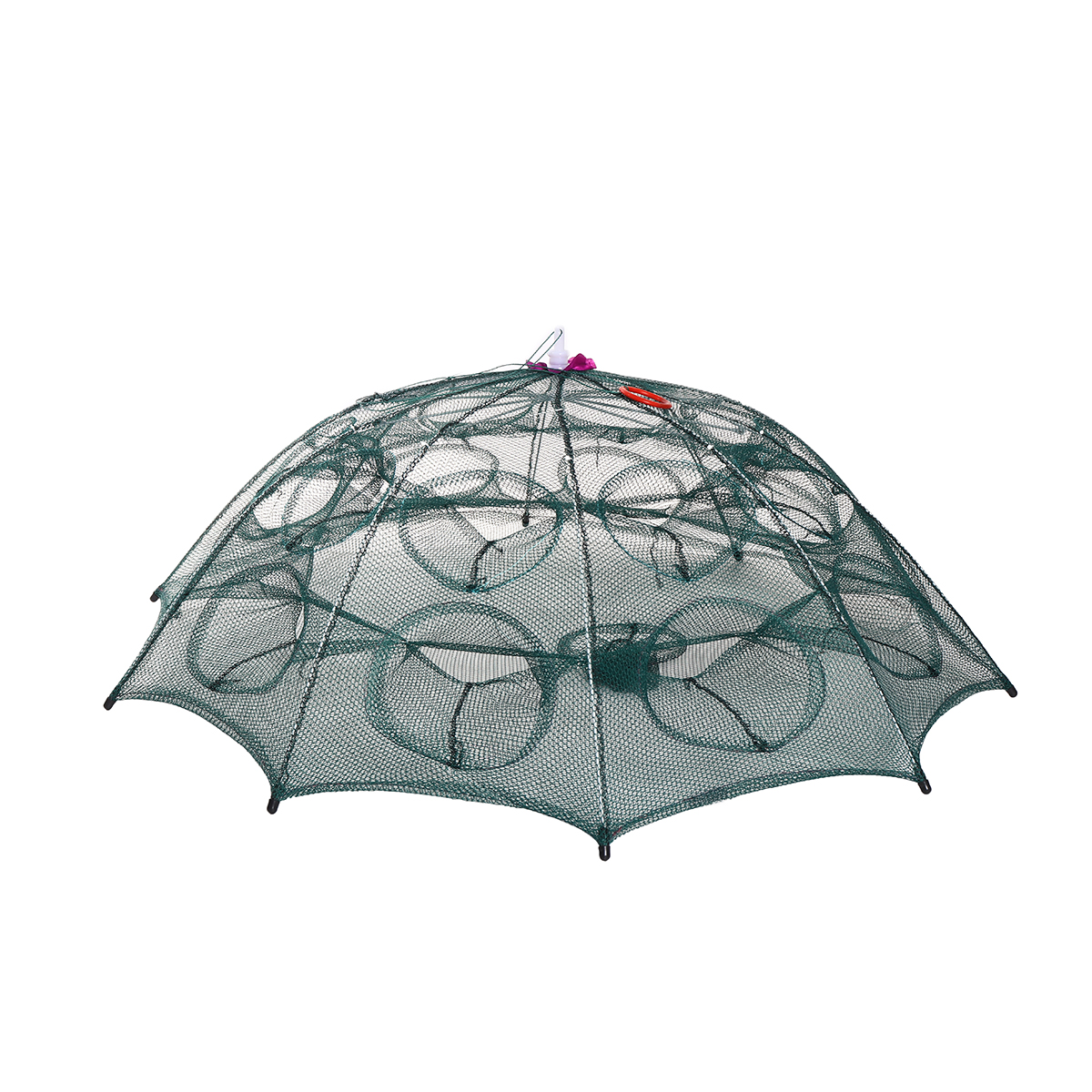 Zanlure 4/6/8/10/12/16/20 Hole Automatic Fishing Trap Folding Nylon Fishing Net For Fish Eel Crab Shrimp Trap