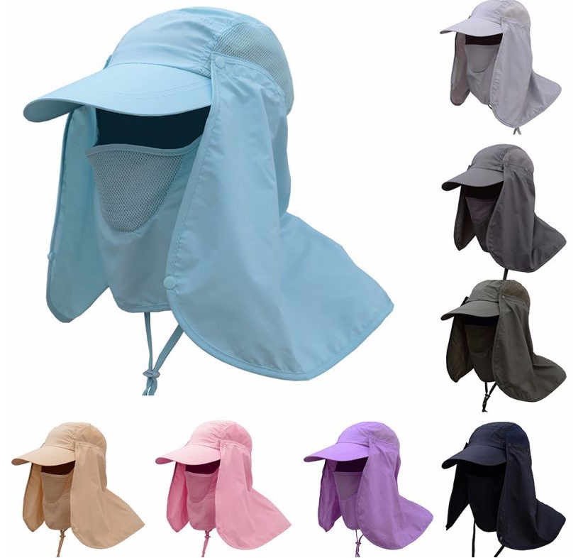 Bicycle Riding Headgear Men And Women Anti-UV Outdoor Visor Mountaineering Hat Fisherman Hat Fishing Breathable