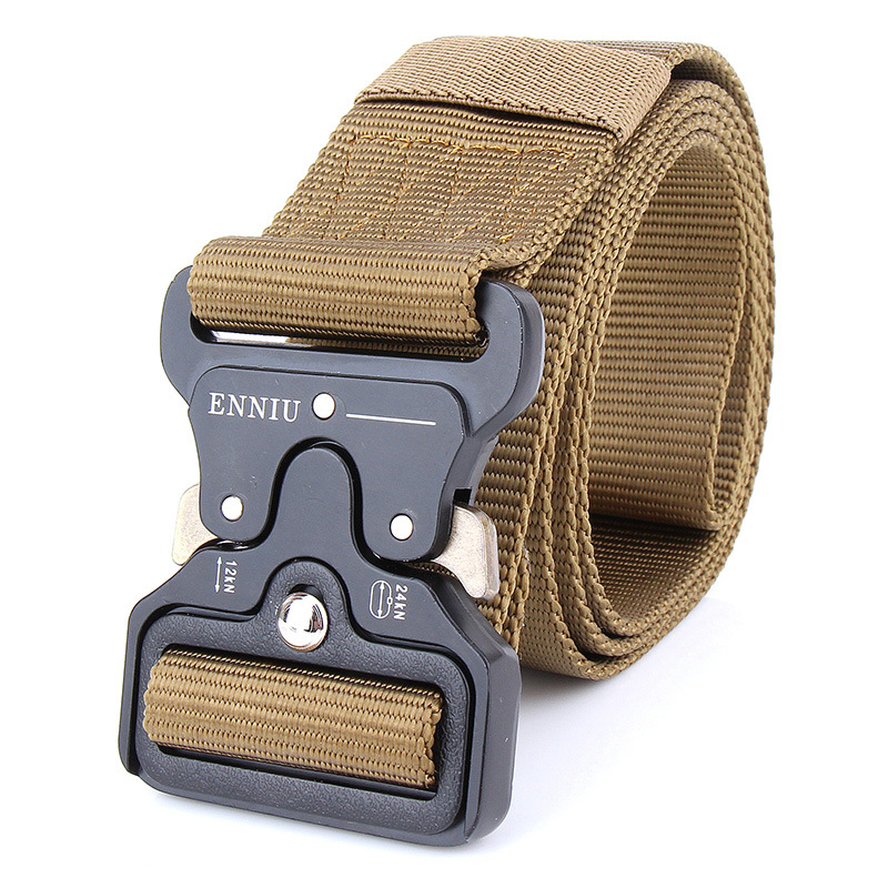 ENNIU tactical belt, men's army fans tactical belt, multi function nylon outdoor training belt can be customized logo