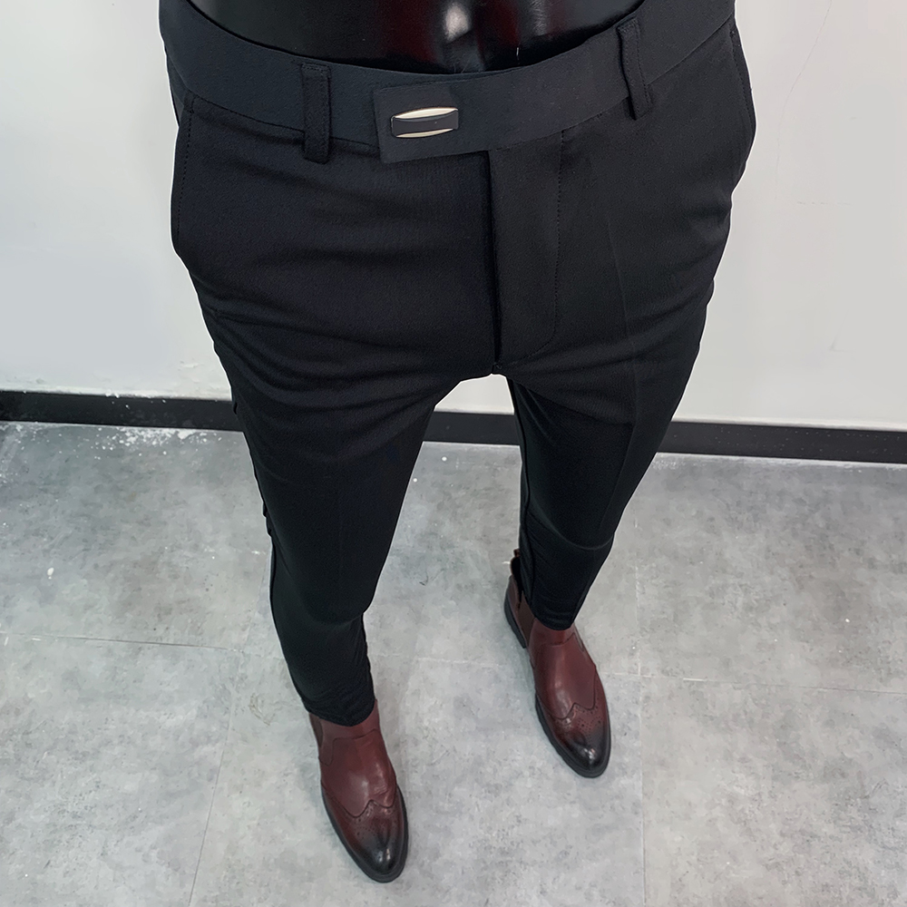 Casual cropped suit pants